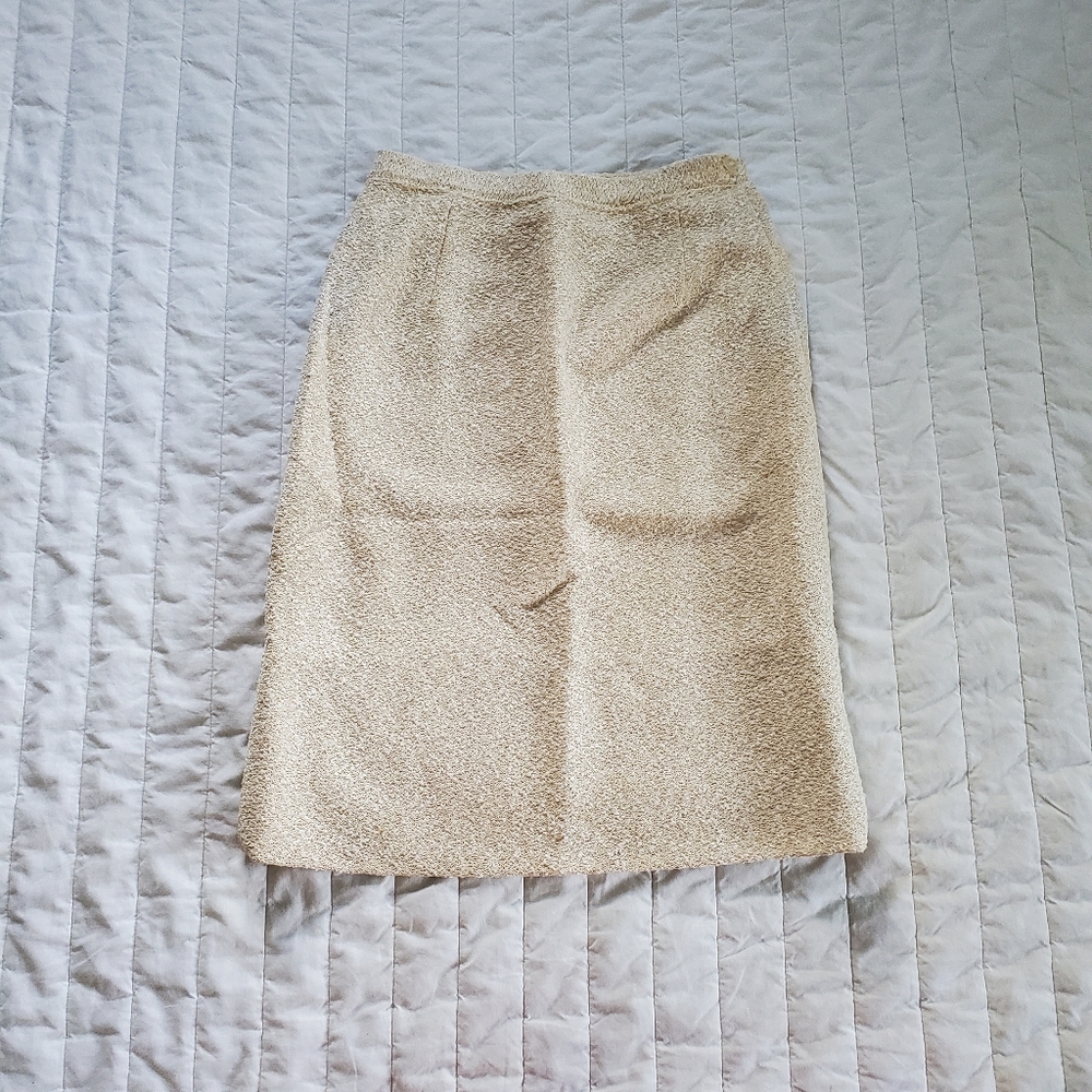 Vintage Cream Skirt